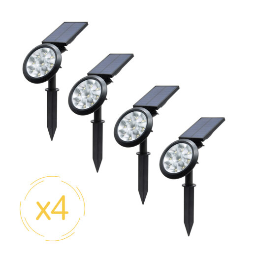 Projecteurs solaires EZIlight® Solar spot - Pack de 4 lampes