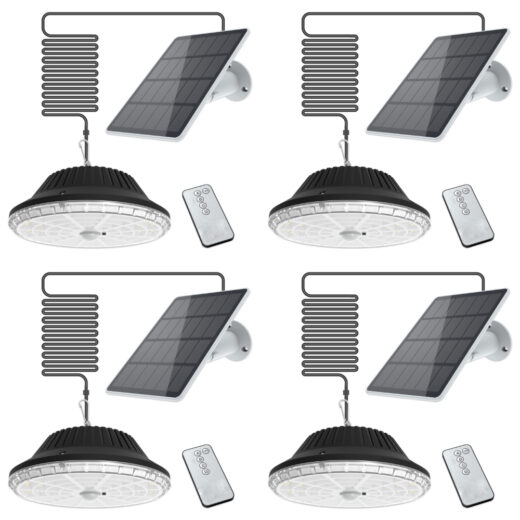 Lot de 4x Lampes solaires EZIlight® Solar roof