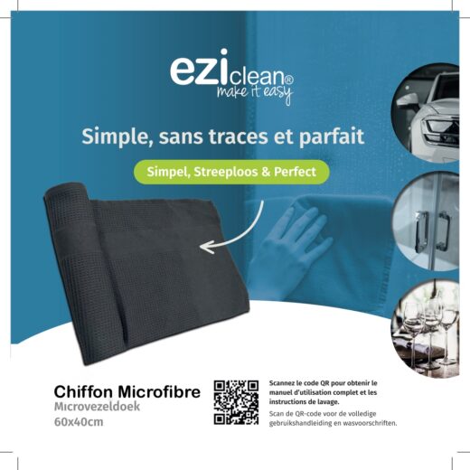 Pack 4 Microfibres Magiques EZIclean®