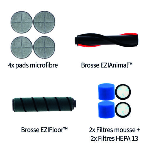 Pack accessoires EZIclean® Cycloboost R8 WASH