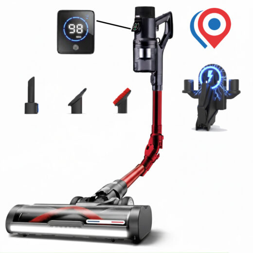 Aspirateur balai sans fil eziclean® Cycloboost FR8 Flex "Fabriqué en france"