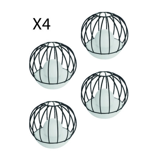 Balise solaire EZIlight® Solar deco ball Pack de 4 lampes
