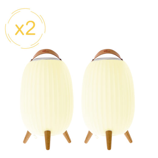 Lanterne nomade musicale EZIlight® Ambiant L - Pack de 2 lampes