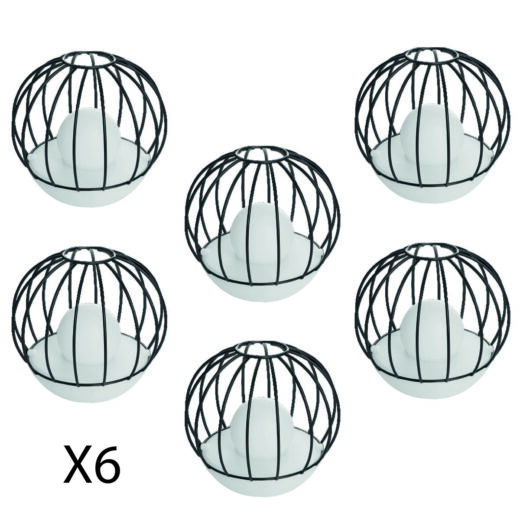 Balise solaire EZIlight® Solar deco ball Pack de 6 lampes
