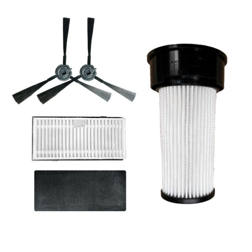 Pack 2x brosses latérales + 1x filtre HEPA et mousse + 1x filtre HEPA base  - EZIclean® I-BOT Z5