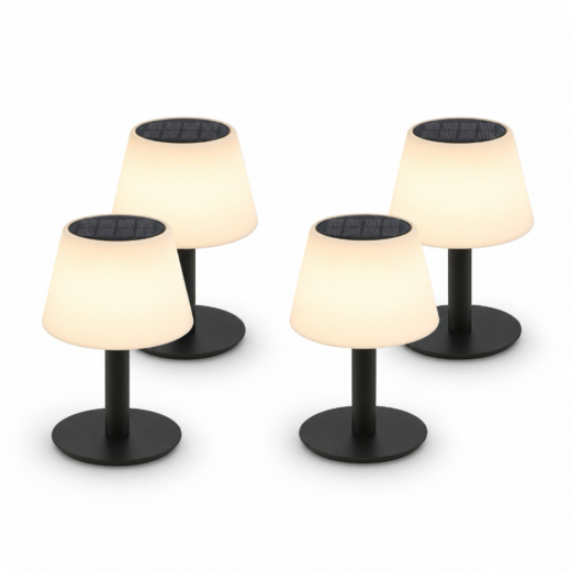 Lot de 4 lampes de table solaires EZIlight® Solar lamp XS10