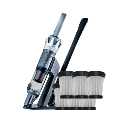 Lot Aspirateur à main eziclean® Blaster F130 + 2 sets de 3 filtres