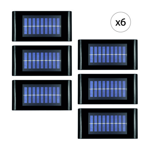 Applique murale solaire EZIlight® Solar up n down lot de 6