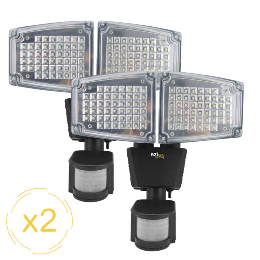 Projecteur solaire LED EZIlight® Solar pro 2 - Pack de 2 lampes