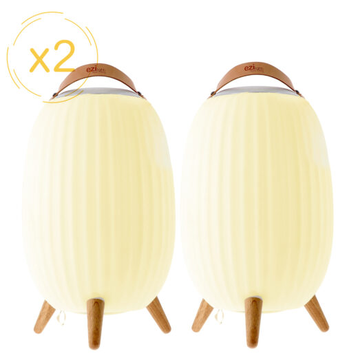 Lanterne nomade musicale EZIlight® Ambiant XL - Pack de 2 lampes