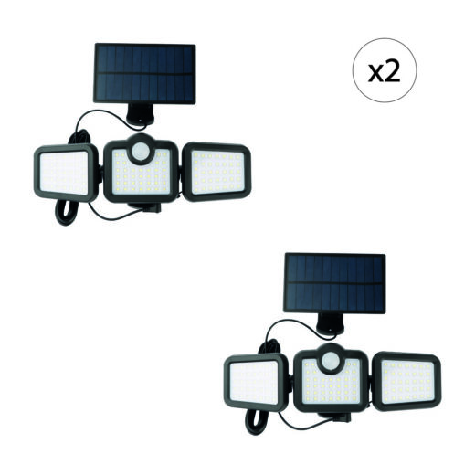Projecteur solaire EZIlight® Solar moon L Lot de 2