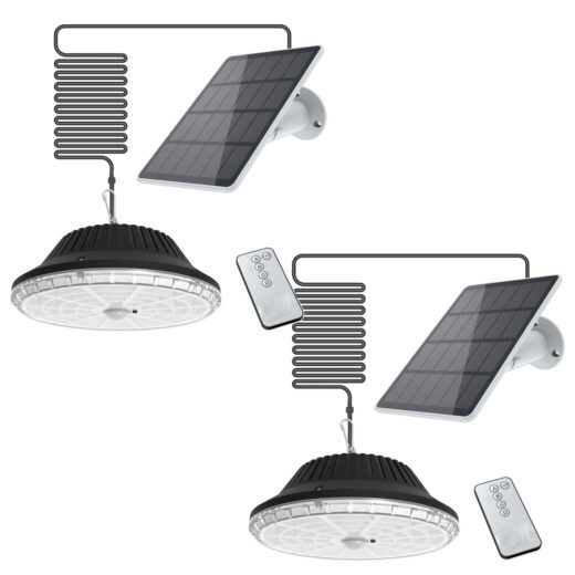 Lot de 2x Lampes solaires EZIlight® Solar roof