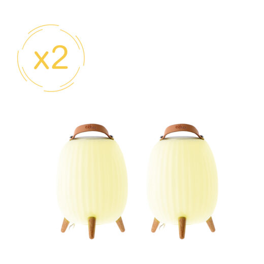 Lanterne nomade musicale EZIlight® Ambiant M - Pack de 2 lampes