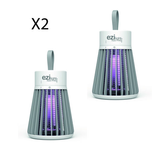 Lot de 2 lampes anti-moustique nomade EZIlight® Mosquito stop MS20
